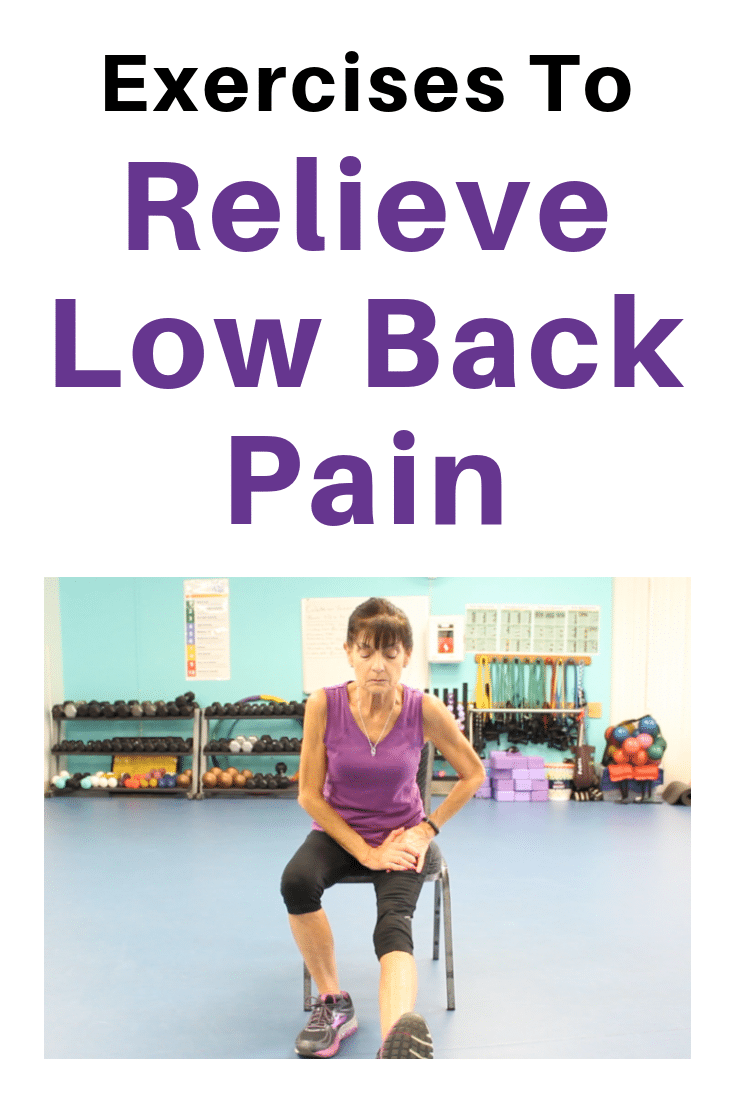 chair exercise for back pain