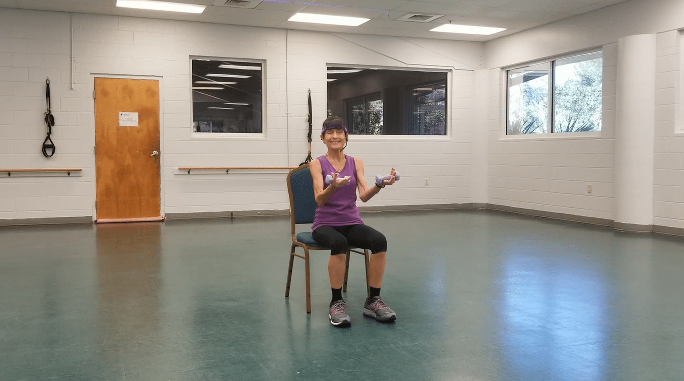 Seated Strength Exercises For Seniors Fitness With Cindy