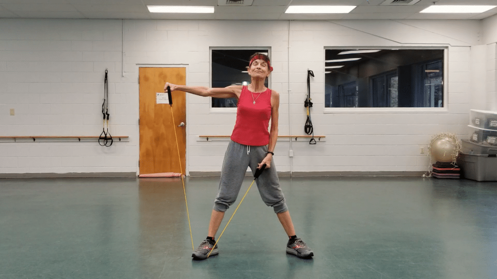Resistance Band Arm Workout to Tone Those Arms Fitness With Cindy