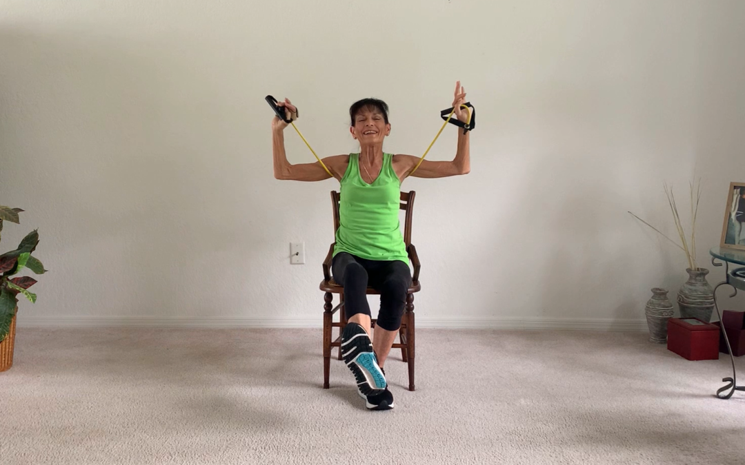 Resistance Band Workout With A Chair