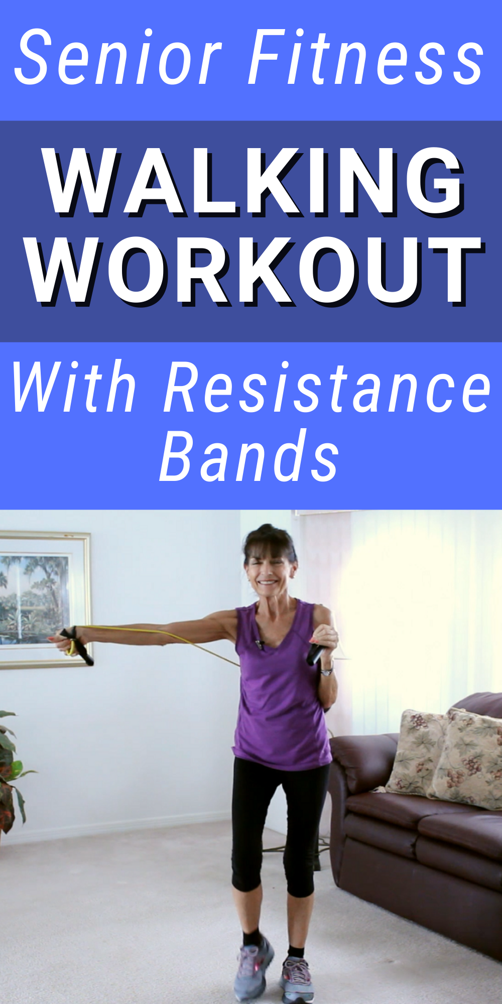 Walking Workout with Resistance Bands - Video - Harvard Health