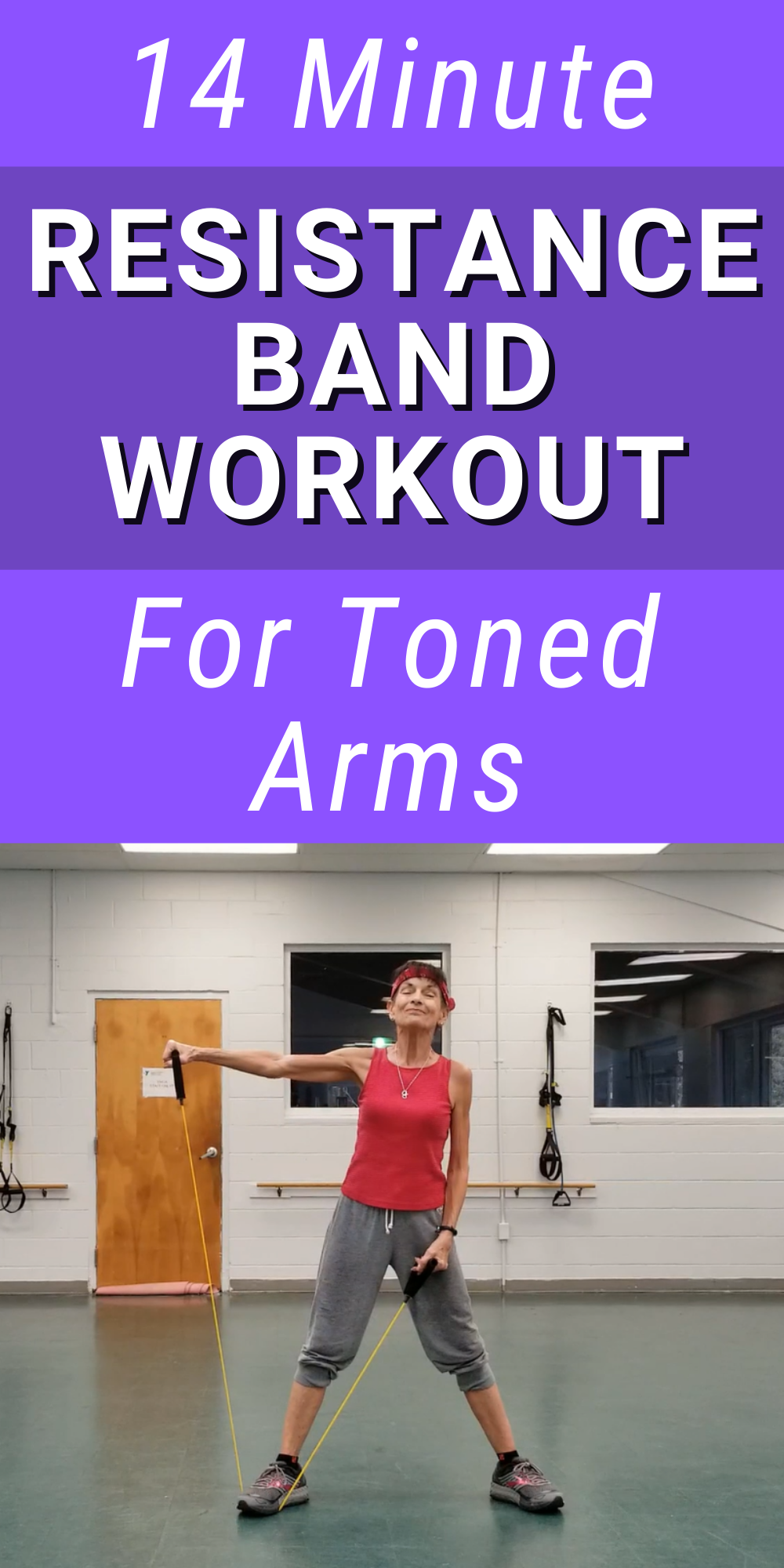 resistance band arm workout