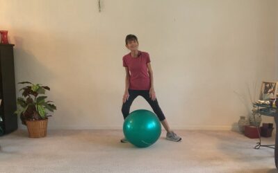 10 Minute Gentle Stretch With A Big Ball