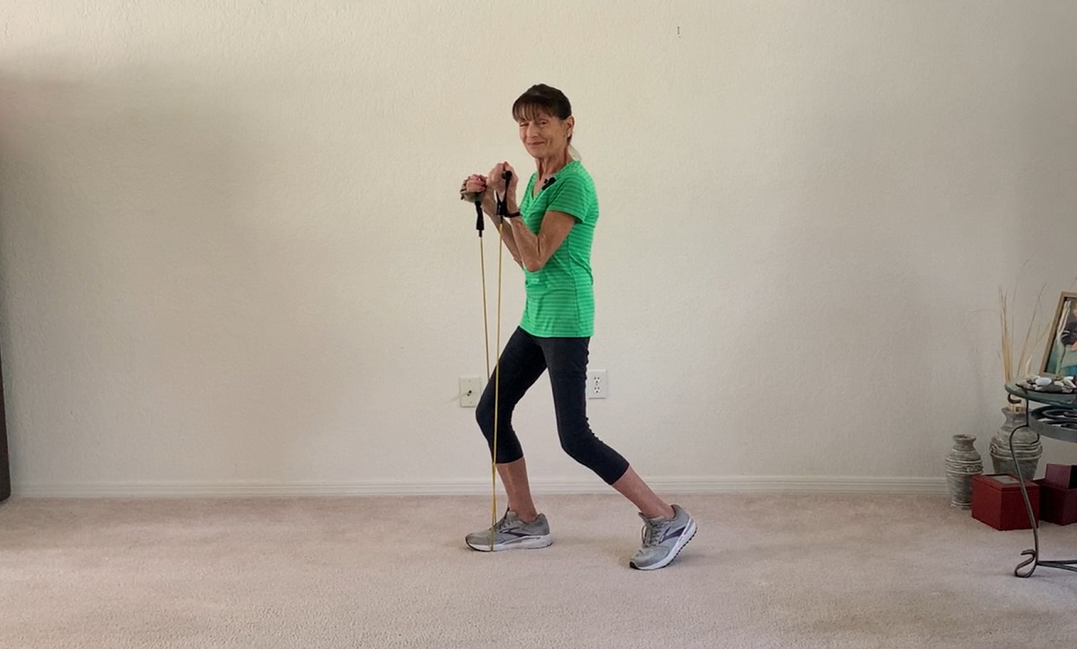 Exercises with resistance bands strengthen muscles bones joints