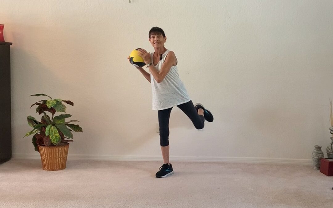 10 Minute Tone Up With A Medicine Ball
