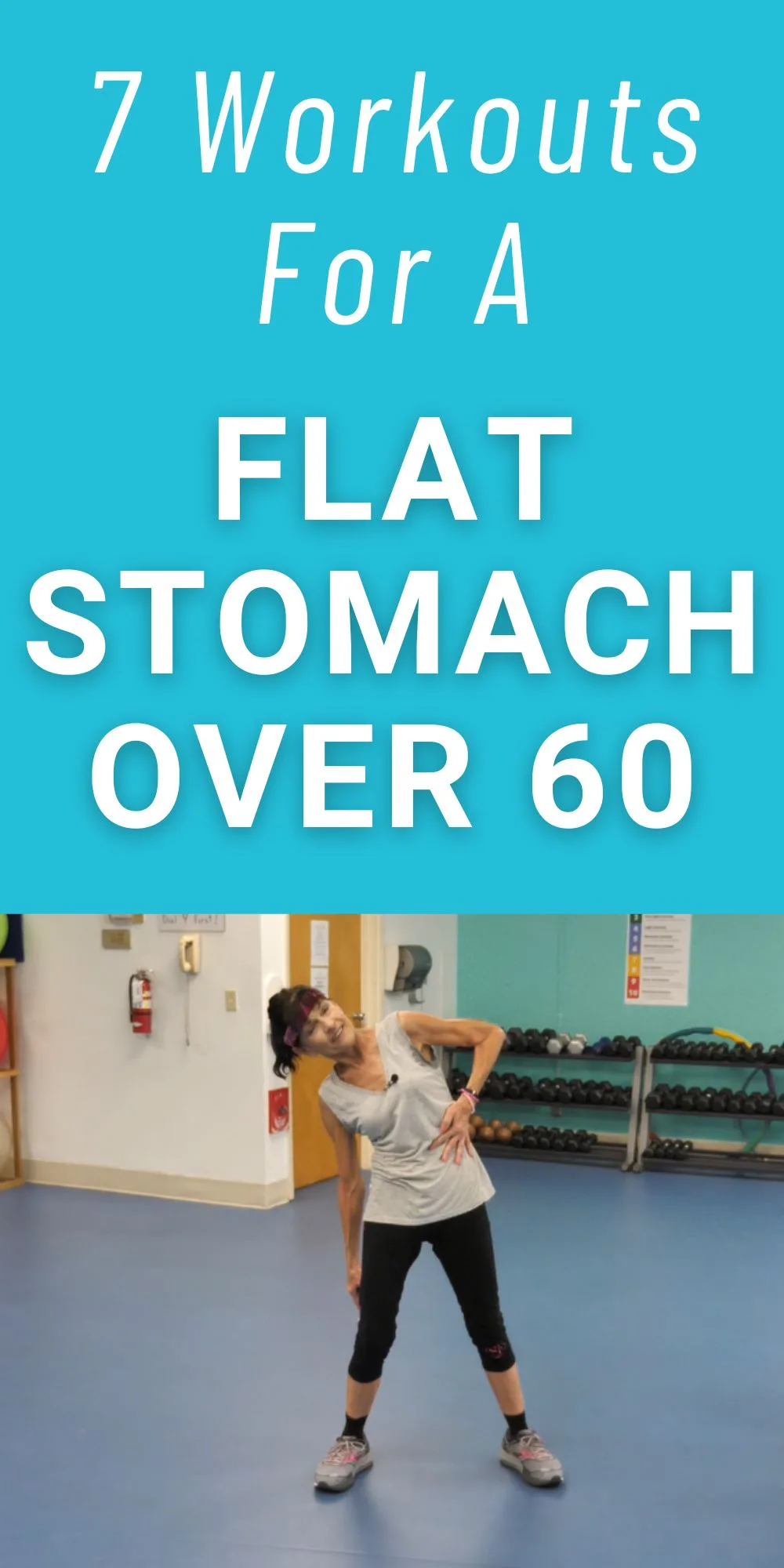 flat stomach over 60