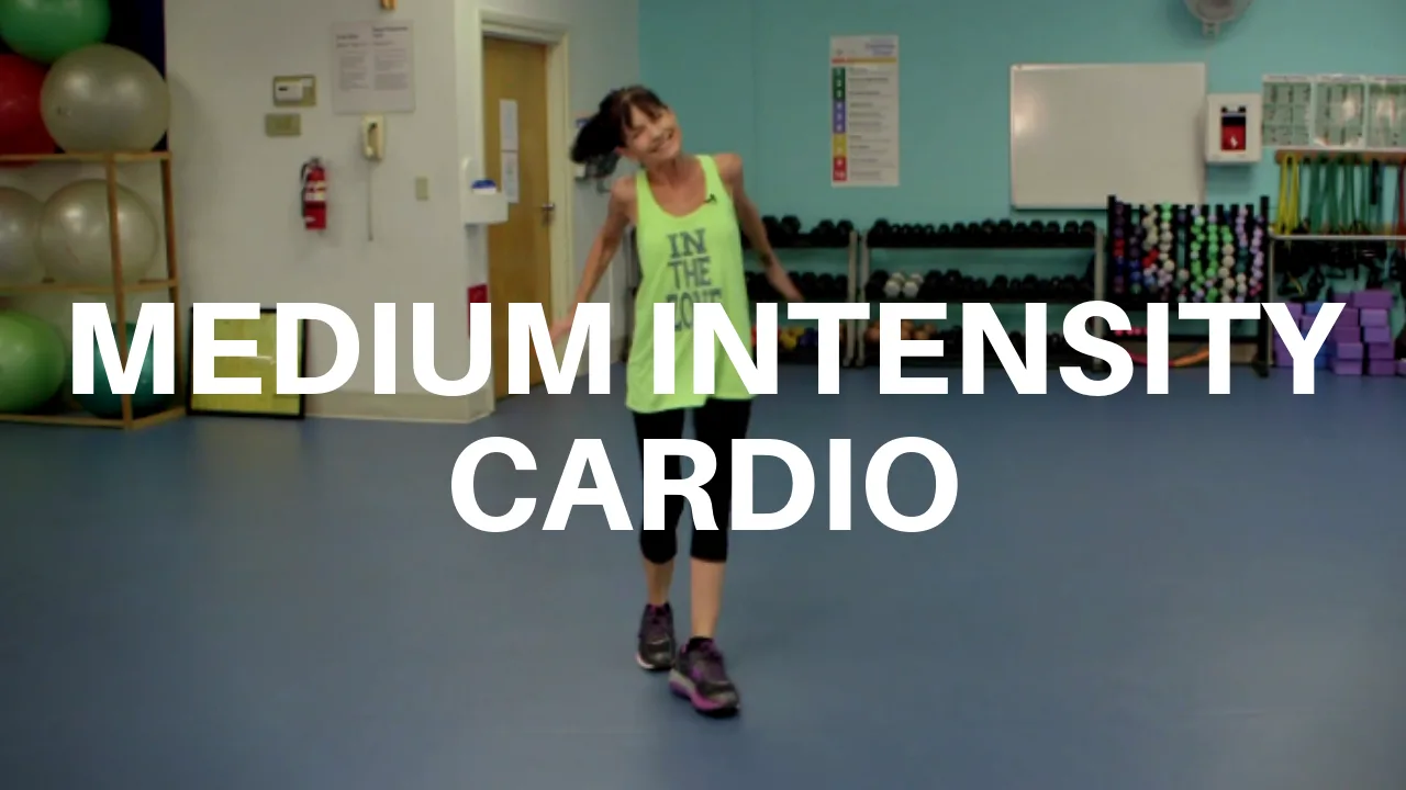 medium intensity cardio workout over 60
